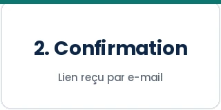 Étape 2 : confirmation