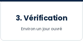 Étape 3 : vérification