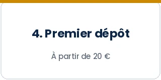 Étape 4 : premier dépôt
